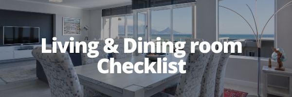 Airbnb Cleaning-Living Room Checklist