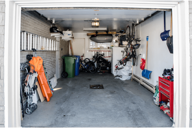 How to pack a garage when moving