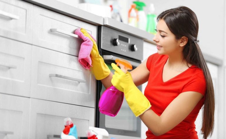 What order must a residence be cleaned in