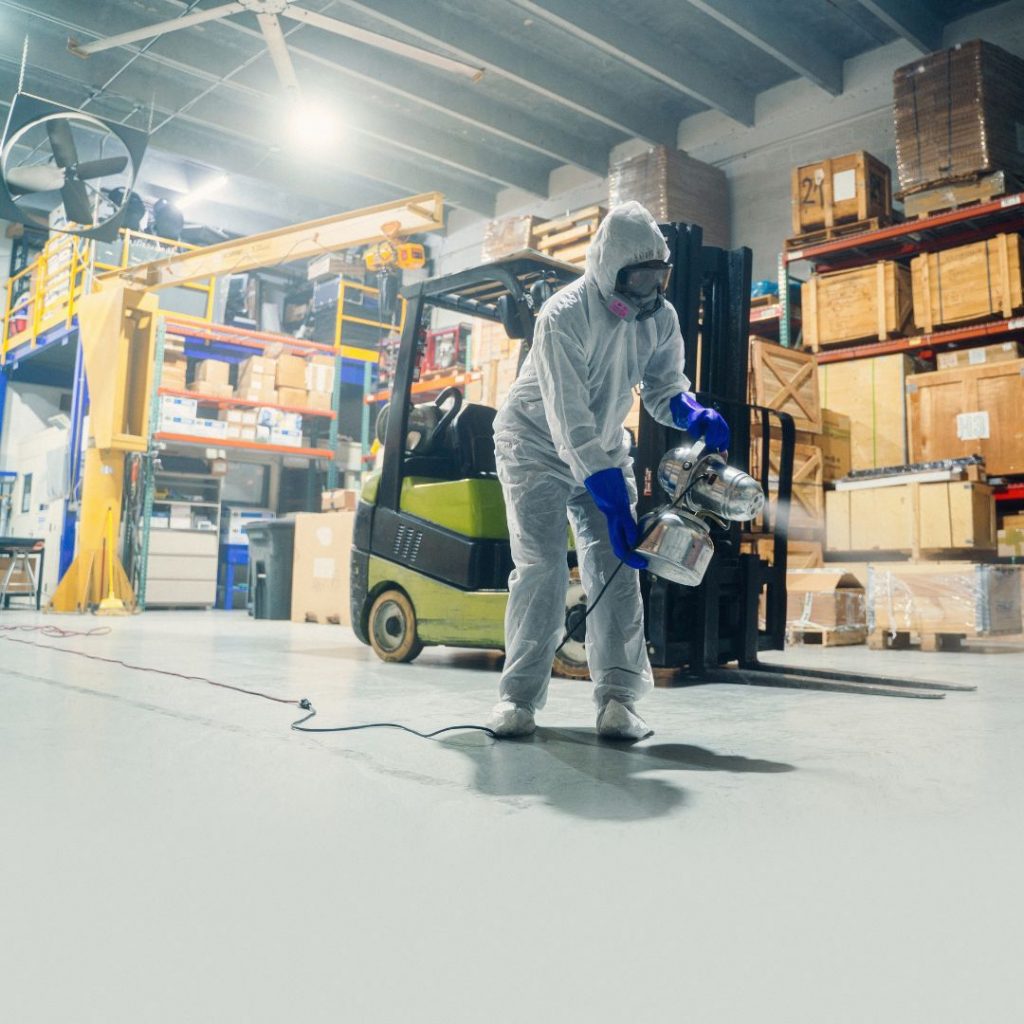 what is industrial cleaning - warehouse clean