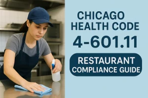 Chicago Health Code Guide for Restaurant Owners 4-601.11_R