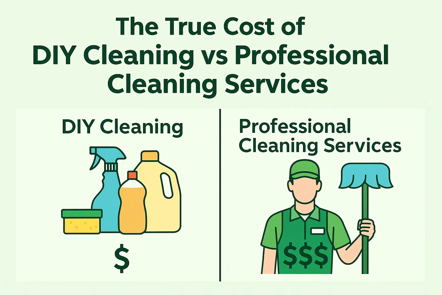 You are currently viewing DIY Cleaning vs Professional Services