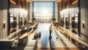 Read more about the article How Chicago High-Rise Buildings Handle Common Area Cleaning