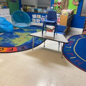 Sanitized foam play mats after professional daycare cleaning service in Chicago
